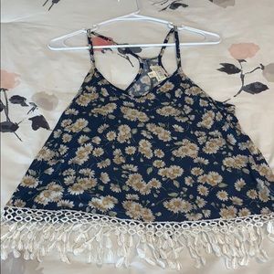 Floral tank top